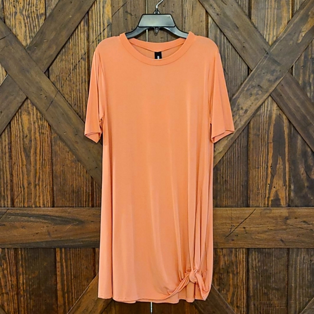 Small Agnes & Dora Side Knot Tunic Canyon Rose